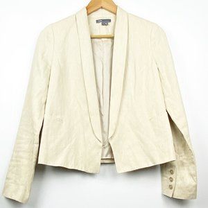 VINCE. | Tan Linen Career Blazer | Size 4